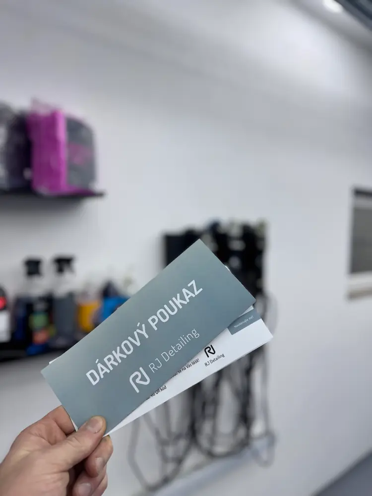 Dárkový poukaz RJ Detailing